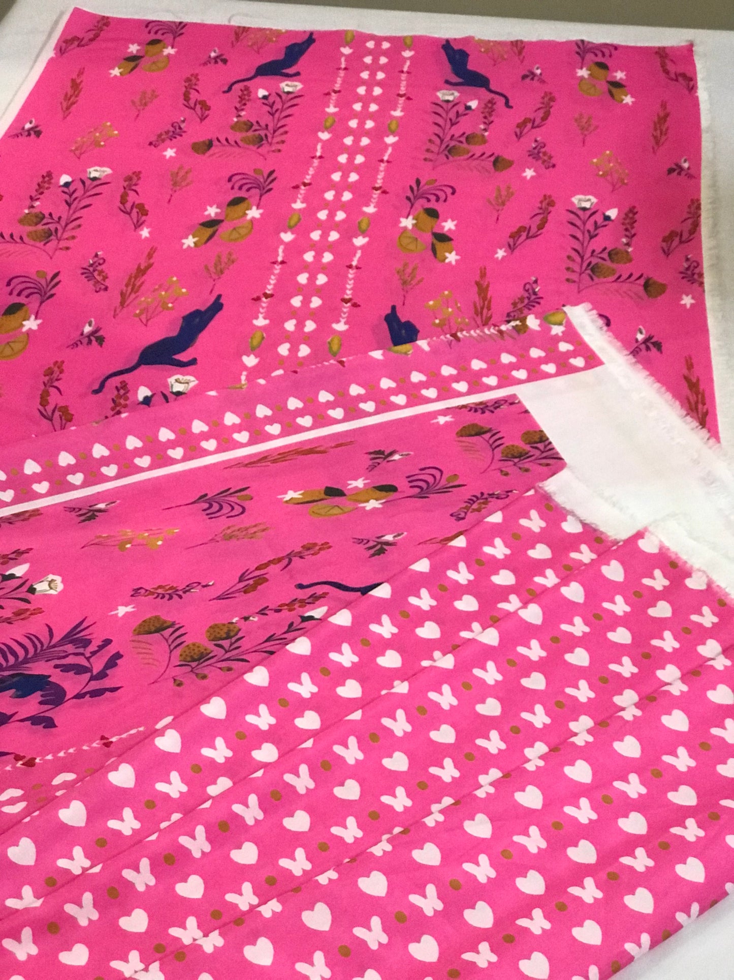 SILAI SILK LAWN COORD SET DIGITAL PRINTED UNSTITCHED 2 pcs pink