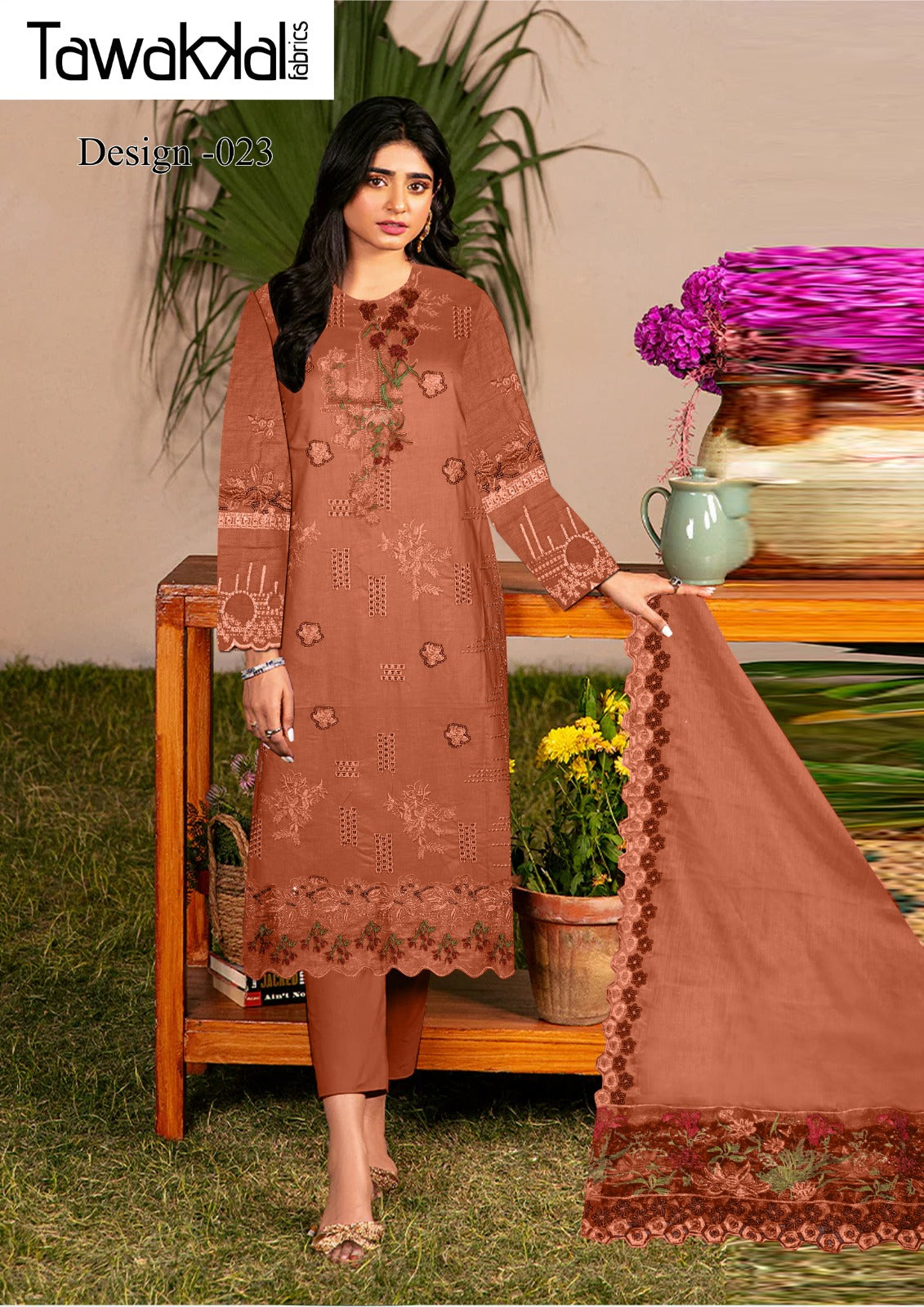 Noon Fashions Casual Cotton Embroidered Dress