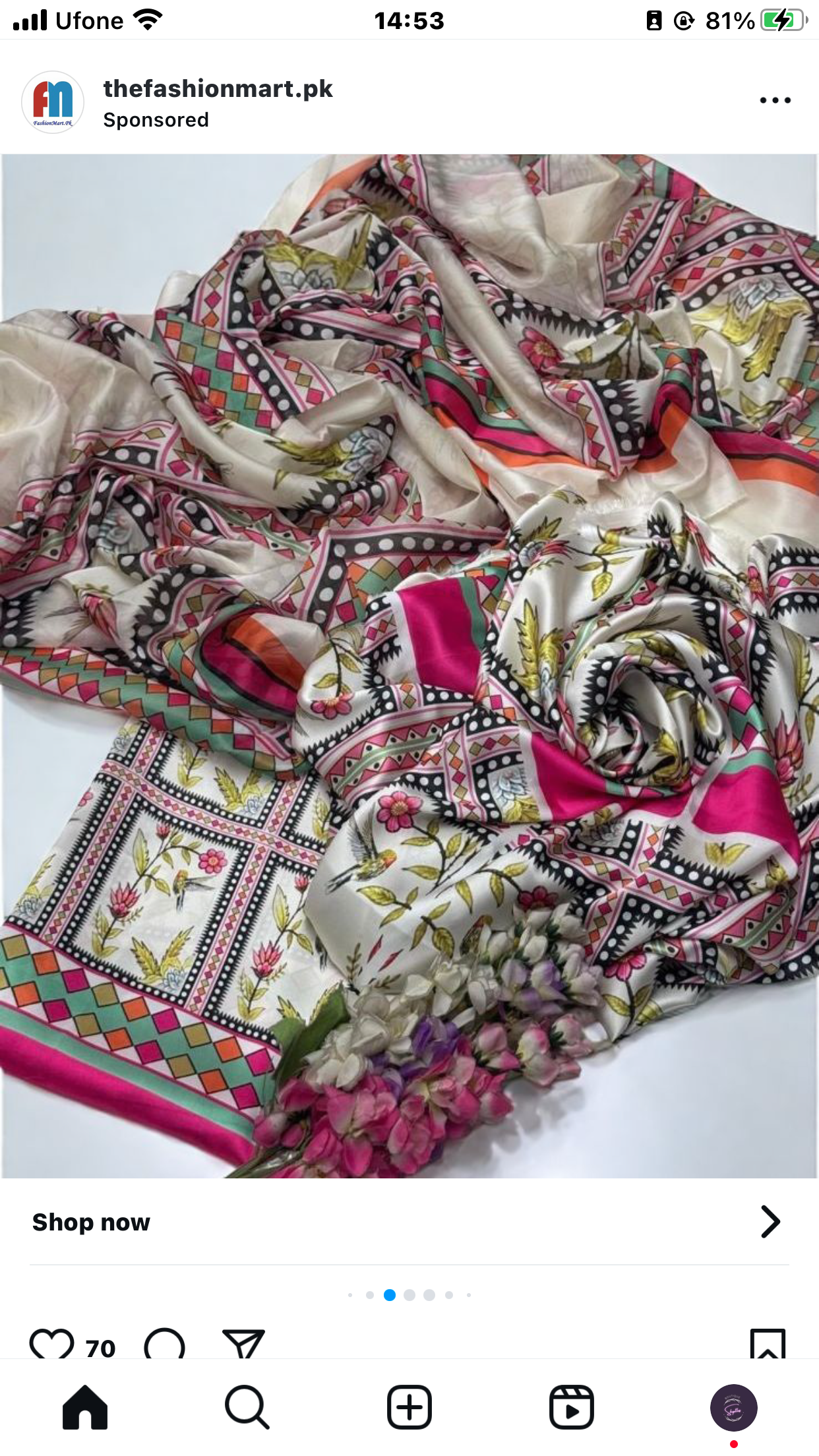 Digital Printed Charmeuse Silk Shirt & Trouser Set with Silk Dupatta – Luxury Loungewear & Party Wear