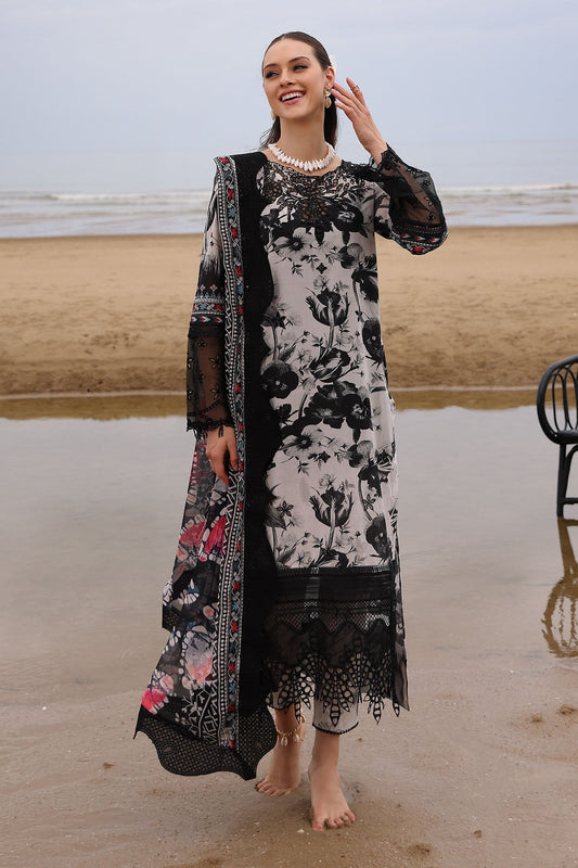 Gardenia By Nureh Pure Lawn with chiffon dupatta and embroidered embellishments