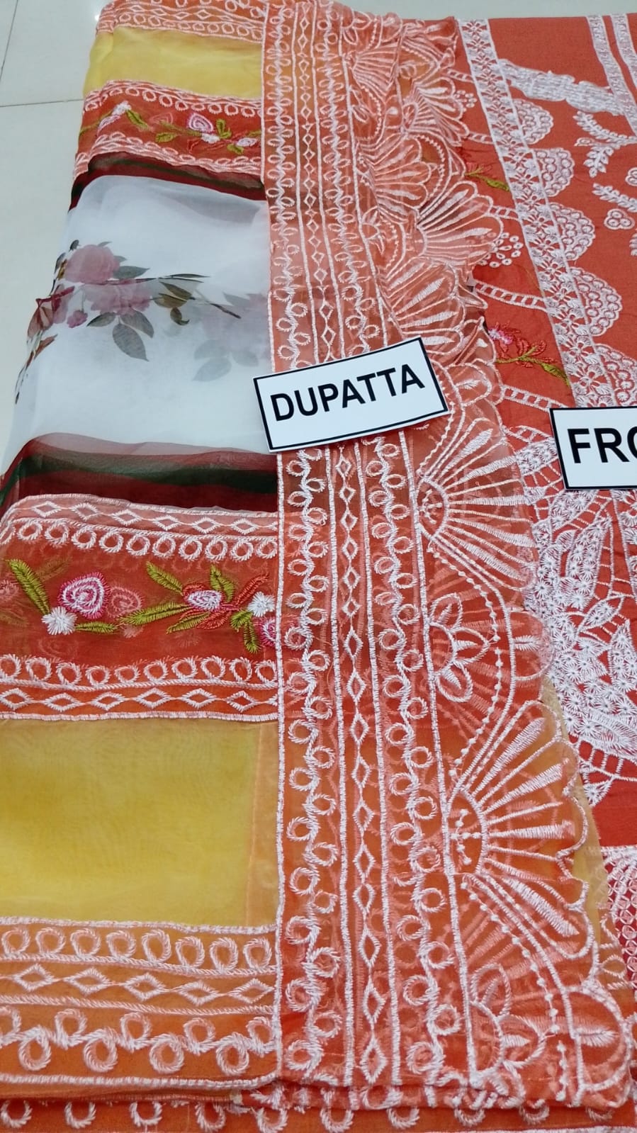 Casual Cotton Embroidered Dress