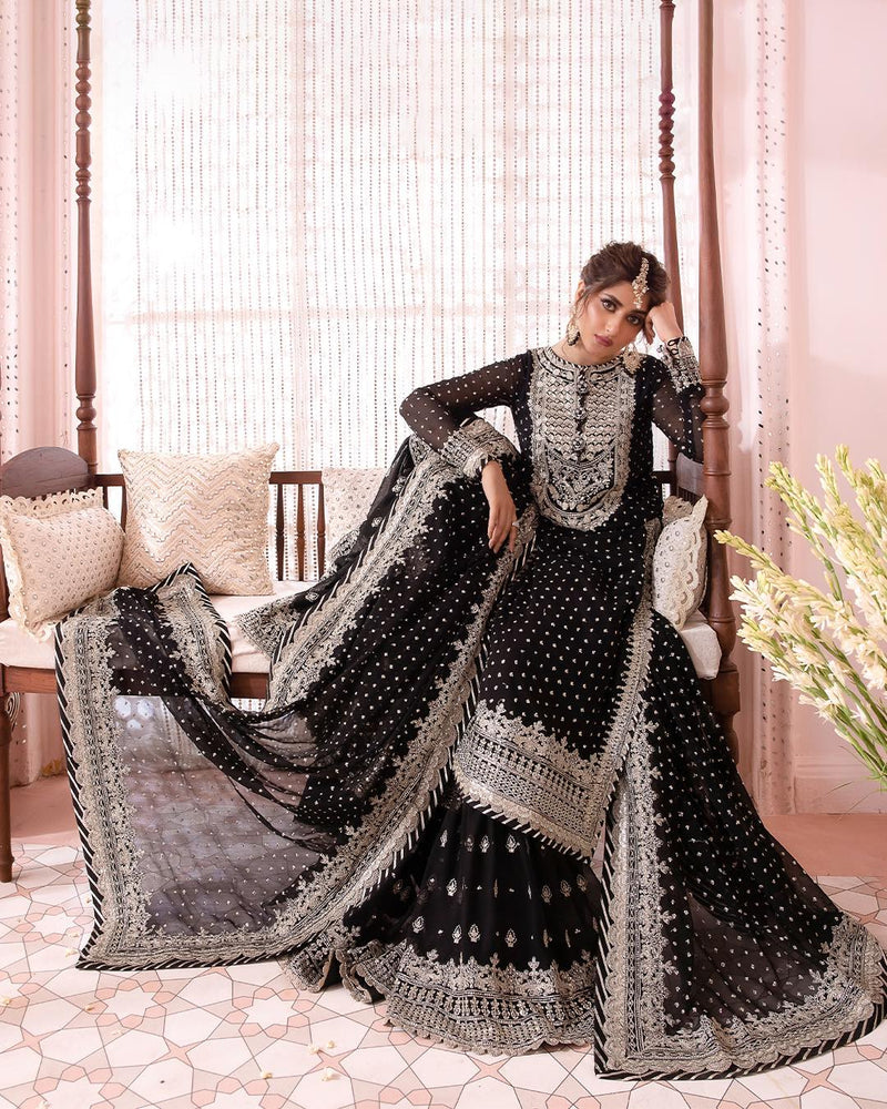 Asim Jofa Chandani Luxury Organza Embroidered Lehanga