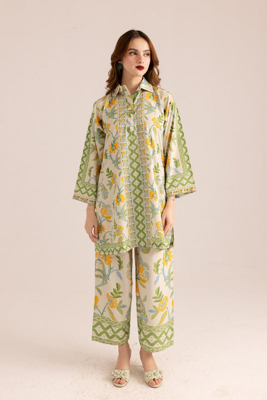 Luxury Party Wear Co Ord Set Pakistan | Floral | Buy Designer Dresses Online unstitched