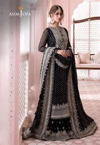 Asim Jofa Chandani Luxury Organza Embroidered Lehanga