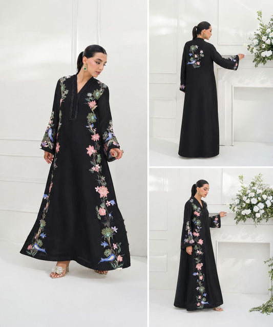 Premium Velvet silk 3-Piece Suite With Medium Silk Dupatta